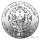 Руанда 50 франков 2018 Корабль Индевор