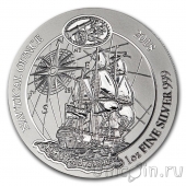 Руанда 50 франков 2018 Корабль Индевор