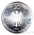 Германия 20 евро 2021 Фрау Холле	
