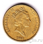 Новая Зеландия 1 доллар 1991