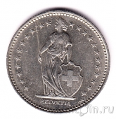 Швейцария 1 франк 1991