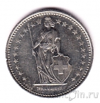 Швейцария 1/2 франка 1986