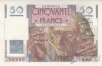 Франция 50 франков 1947