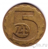 Польша 5 злотых 1976
