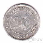 Маврикий 10 центов 1878