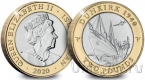 Остров Мэн набор 2 монеты 2 фунта 2020 Дюнкеркская операция
