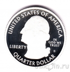 США 25 центов 2015 Blue Ridge Parkway (S, серебро)