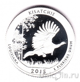 США 25 центов 2015 Kisatchie (S, серебро)