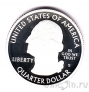 США 25 центов 2015 Saratoga (S, серебро)