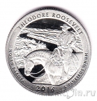 США 25 центов 2016 Theodore Roosevelt (S, серебро)