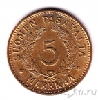 Финляндия 5 марок 1946 (UNC)