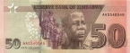 Зимбабве 50 долларов 2020