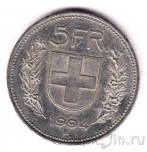 Швейцария 5 франков 1994