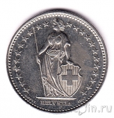 Швейцария 1 франк 2001