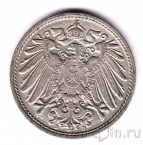 Германская Империя 10 пфеннигов 1911 (D)