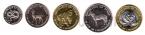 Чад набор 5 монет 2020 Фауна. 60 лет Независимости
