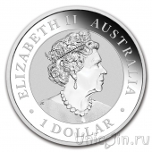 Австралия 1 доллар 2021 Кукабара