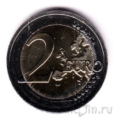 Литва 2 евро 2021 Регион Дзукия