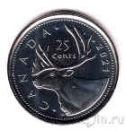 Канада 25 центов 2021
