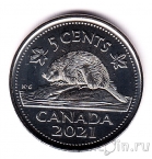 Канада 5 центов 2021