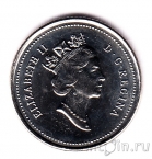 Канада 10 центов 1993