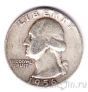 США 25 центов 1956