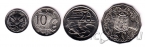 Австралия набор 4 монеты 2016 50 лет десятичной системе