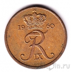 Дания 2 оре 1960 (бронза)