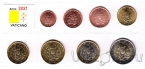 Ватикан набор евро монет 2021 (без буклета)