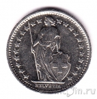 Швейцария 1/2 франка 1975