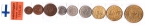 Финляндия набор 9 монет 1919-40 Первая эмиссия
