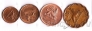 Эфиопия набор 4 монеты 1944