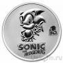 Ниуэ 1 доллар 2021 Компьютерная игра Sonic the Hedgehog