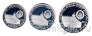 Югославия набор 3 монеты 1980 60 лет Вукаварскому конгрессу (серебро)