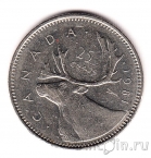 Канада 25 центов 1981