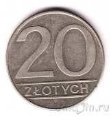 Польша 20 злотых 1988