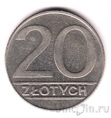Польша 20 злотых 1990