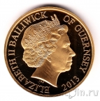 Гернси 50 пенсов 2013 Коронация Елизаветы II