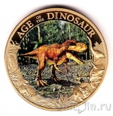 Острова Кука 1 доллар 2014 Тираннозавр Рекс