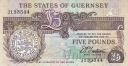 Гернси 5 фунтов 1991-1995 (подпись: D. P. Trestain)