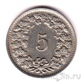 Швейцария 5 раппенов 1946