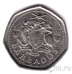 Барбадос 1 доллар 2008