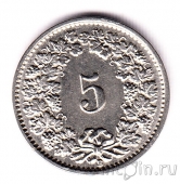 Швейцария 5 раппенов 1933