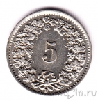 Швейцария 5 раппенов 1939