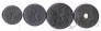 Бельгия набор 4 монеты 1915-18
