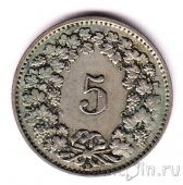 Швейцария 5 раппенов 1928