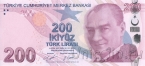 Турция 200 лир 2020