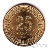 Экваториальная Гвинея 25 франков 1985