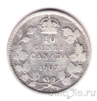 Канада 10 центов 1907
