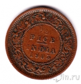 Британская Индия 1/2 пайса 1903